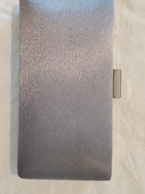 Bijoux Terner Silver Satin Dressy Clutch
